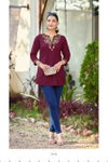 Twinkle By Tips And Tops Rayon Embroidery Bulk Ladies Top Orders In India
